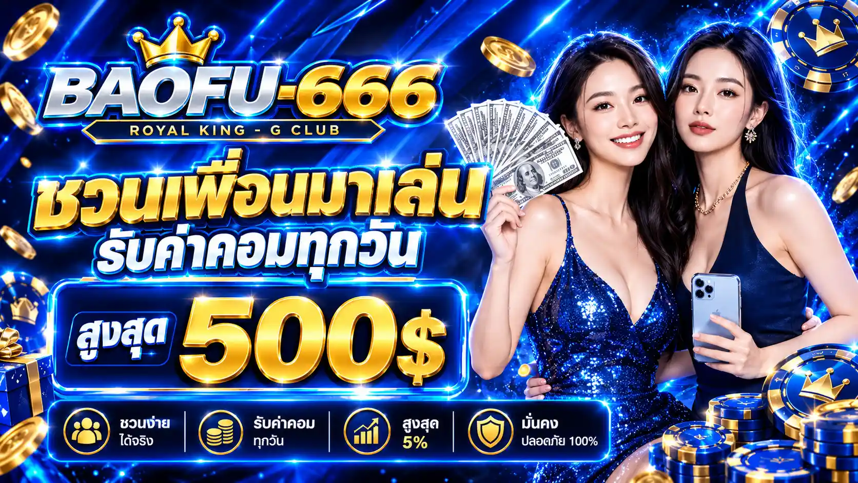 BAOFU-666 แหล่งรวมเกมคาสิโนยอดฮิต เล่นง่ายบนมือถือ มั่นคง 100%
